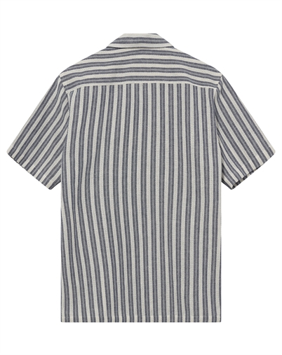 Mos Mosh Gallery - MMGJoe Basso Skjorte - Salute Navy